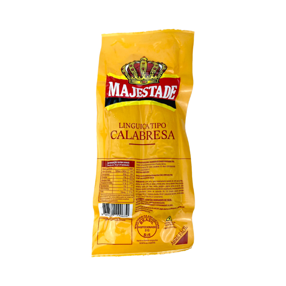 Linguiça Calabresa Defumada Majestade 450g
