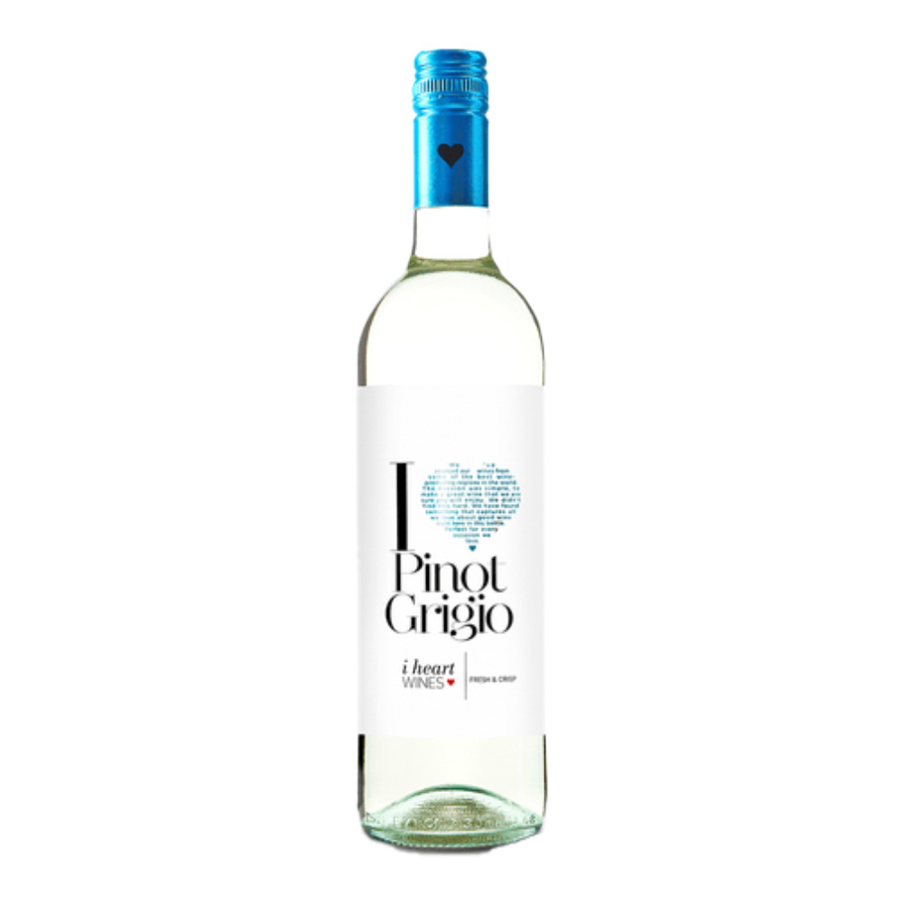 Vinho Espanhol I Heart Pinot Grigio Demi-Sec 750ml
