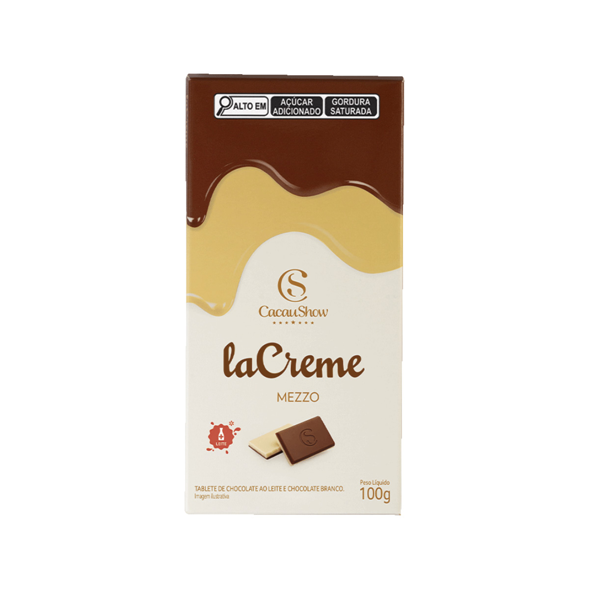 Tablete LaCreme Mezzo 100g Cacau Show