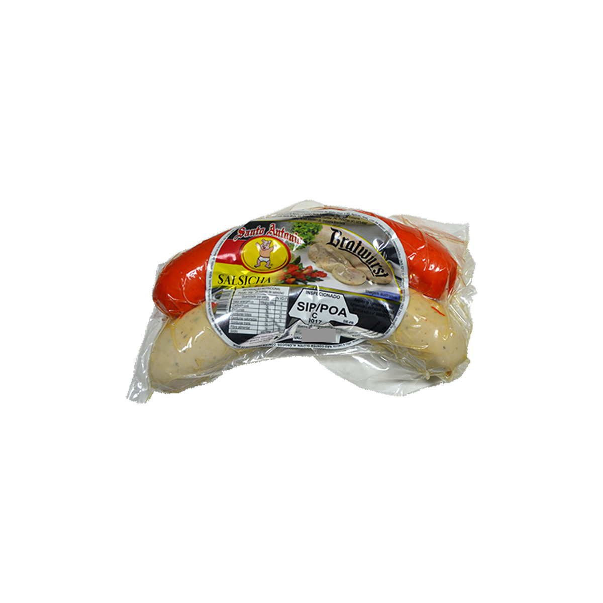 Salsicha Viena Boock Mista Santo Antonio 350g (2 Unidades)