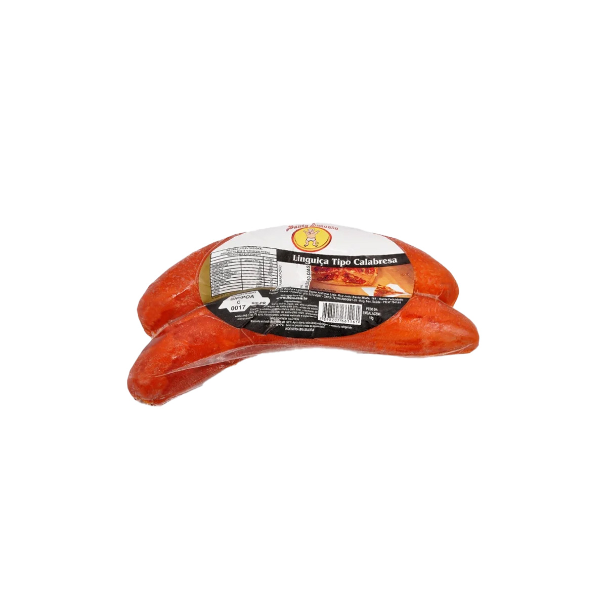 Linguica Calabresa Defumada Santo Antonio 400g