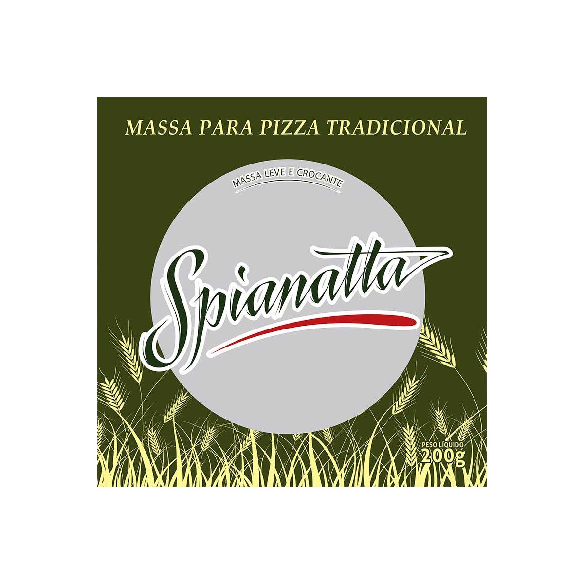 Massa de Pizza Tradicional Spianatta 200 g | Qualidade Profissional