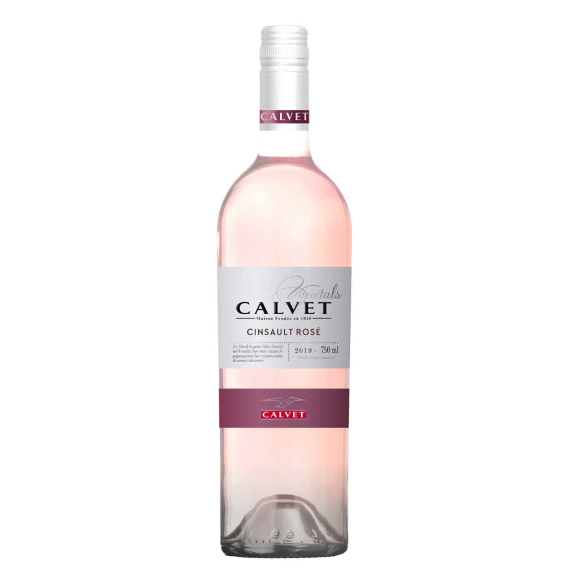 Vinho Calvet Varietals Cinsault Rosé Francês 750ml