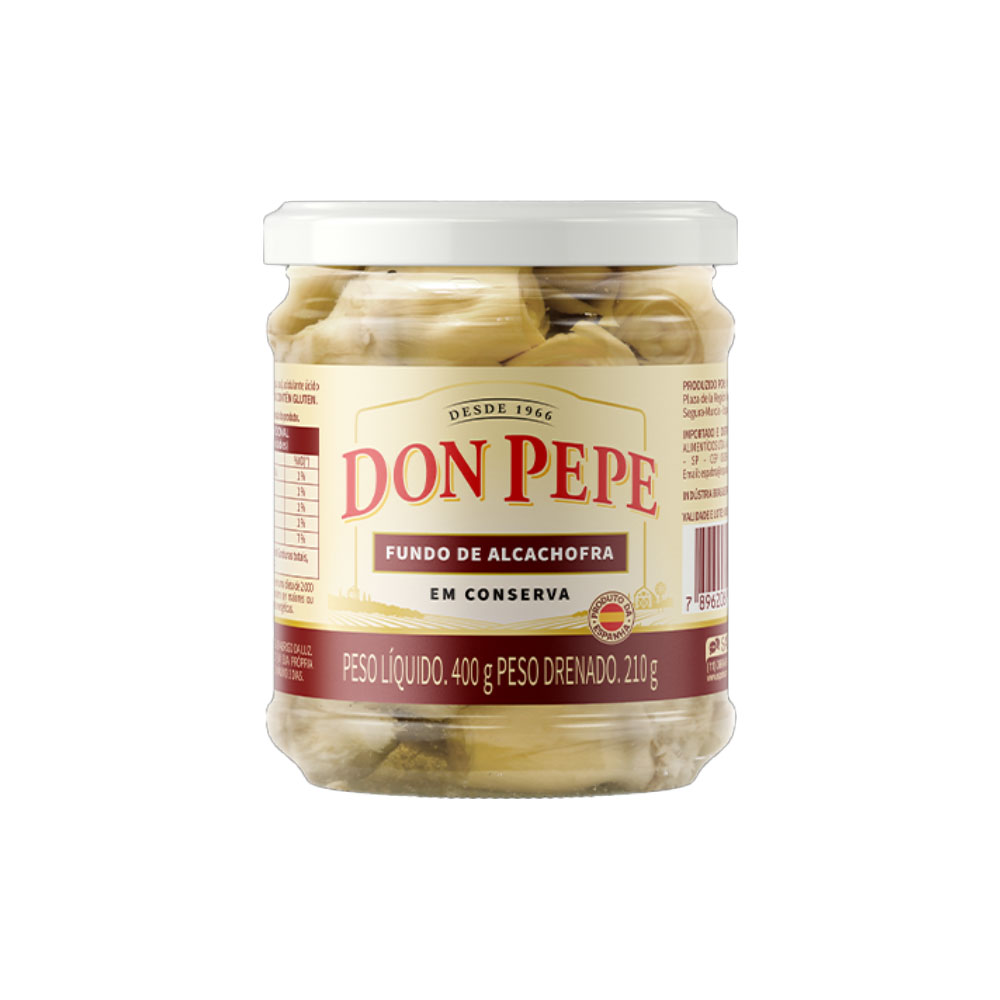 Fundo de Alcachofra em Conserva 210g Don Pepe