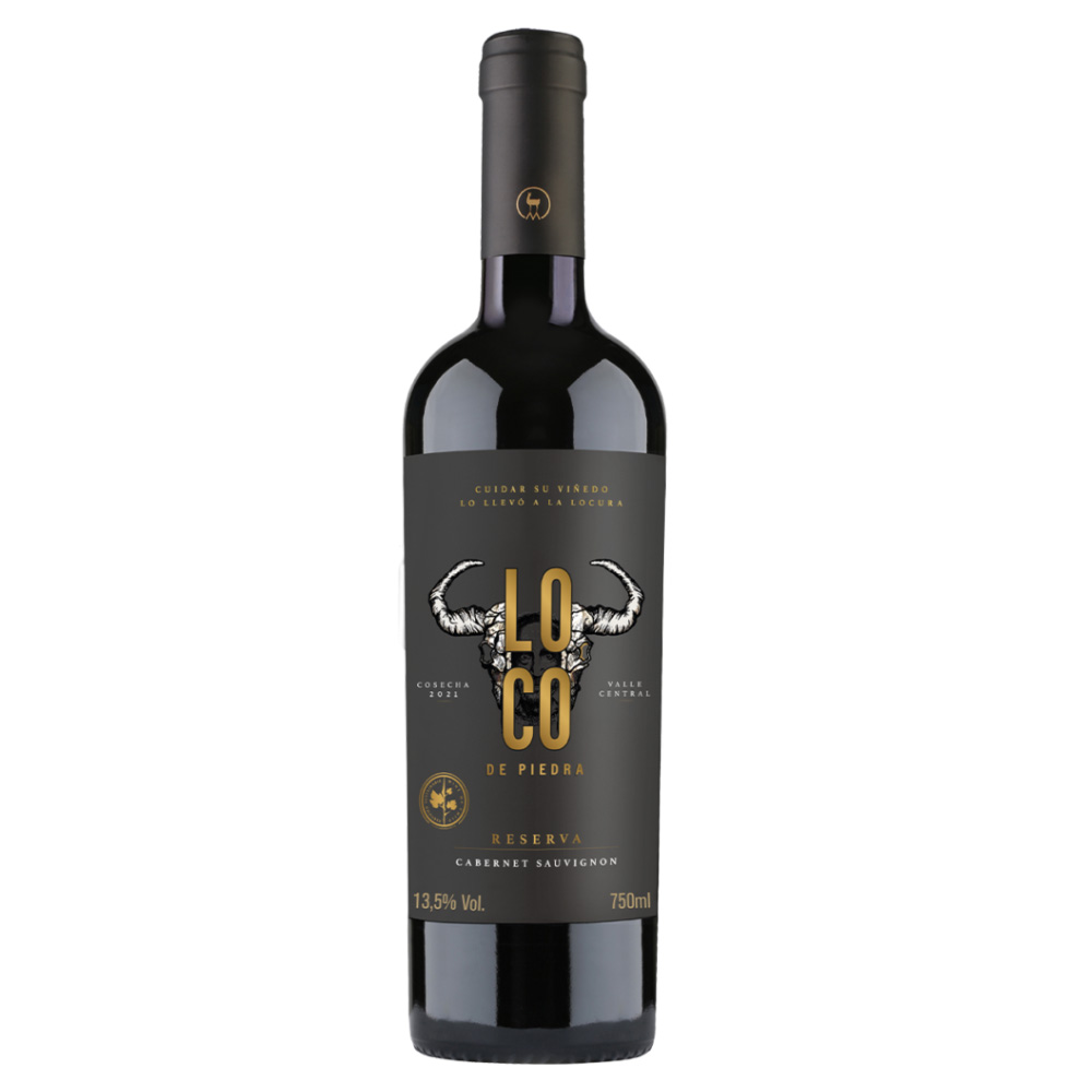 Vinho Chileno Loco de Piedra Cabernet Sauvignon Reserva 750m