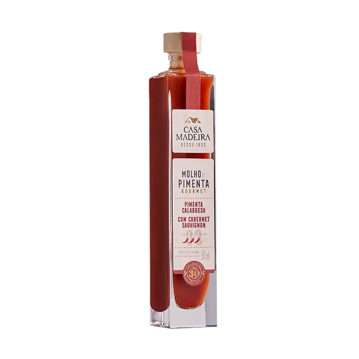 Molho de Pimenta Calabresa e Cabernet Sauvignon 50ml
