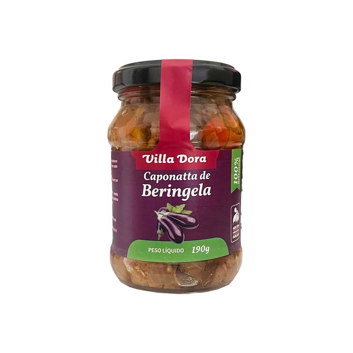 Caponata de Berinjela Artesanal Villa Dora 190g