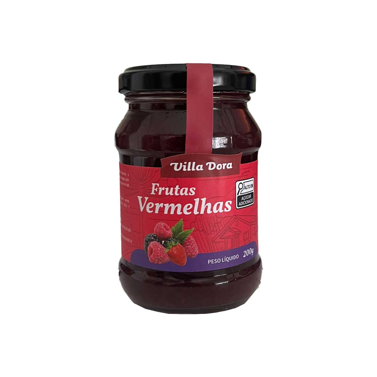 Geleia de Frutas Vermelhas Artesanal Villa Dora 200g