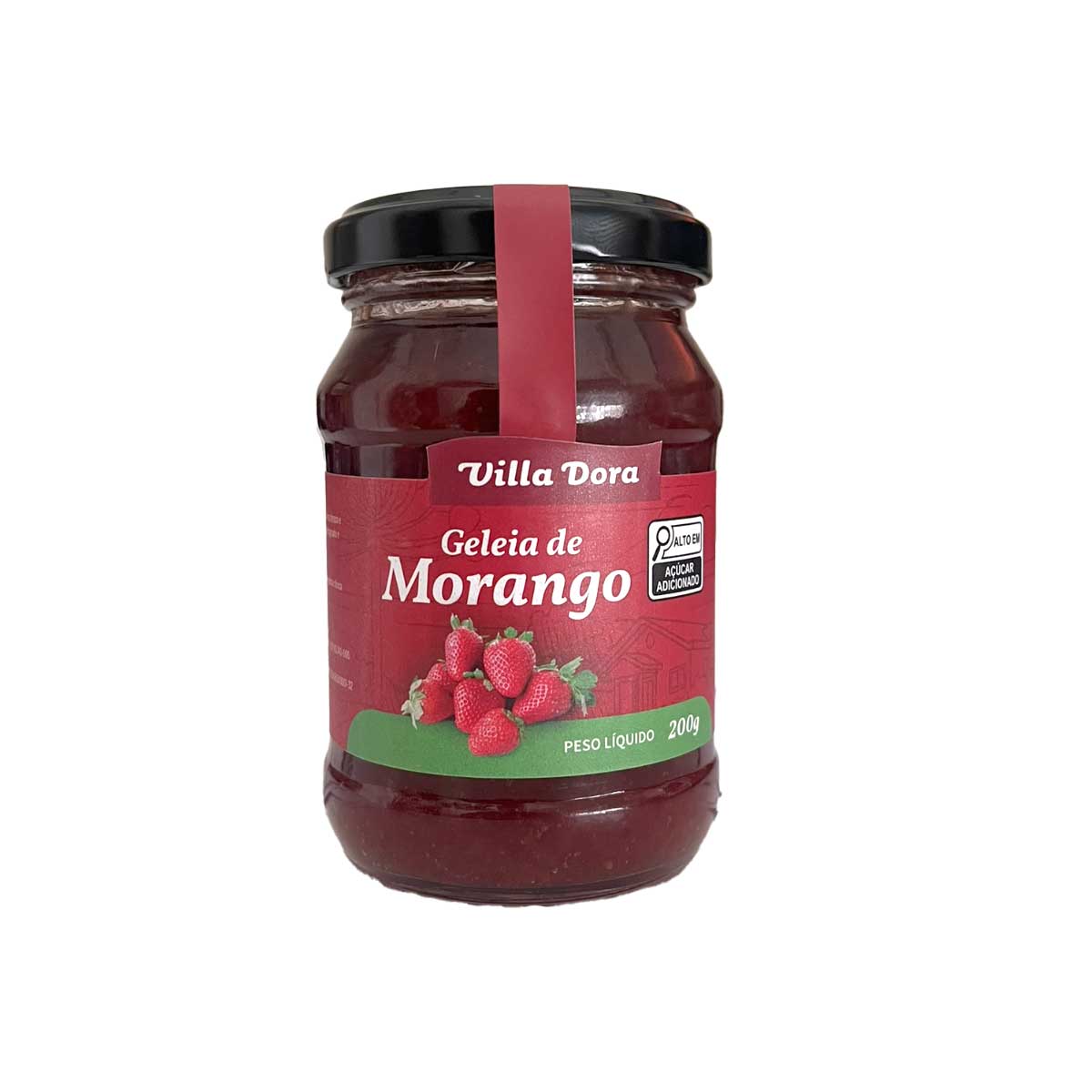 Geleia de Morango Artesanal Villa Dora Pote 200g
