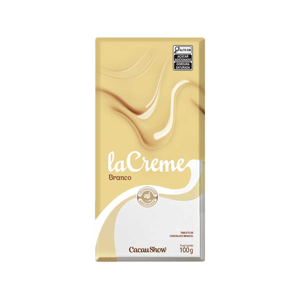 Tablete LaCreme Branco 100g Cacau Show