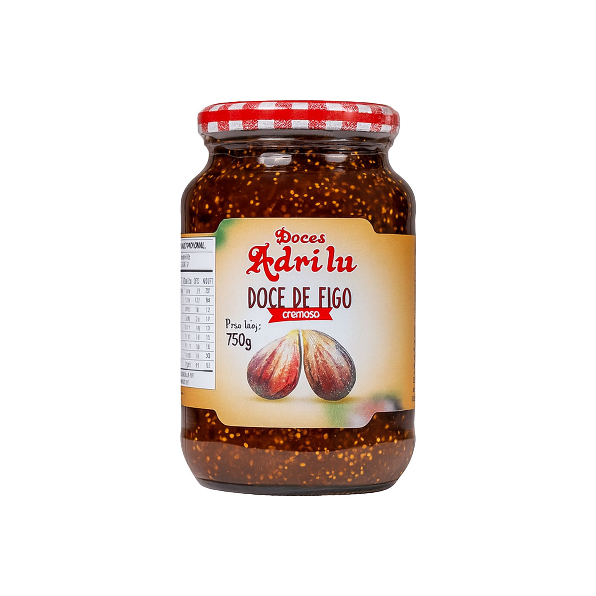 Doce de Figo Cremoso Adri 720g – Sabor Artesanal e Natural