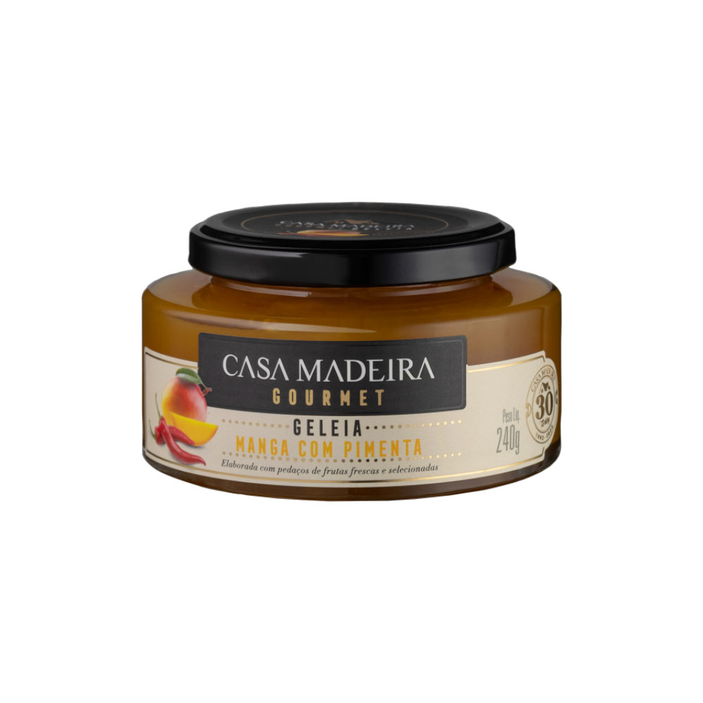 Geleia de Manga com Pimenta Gourmet Casa Madeira 240g