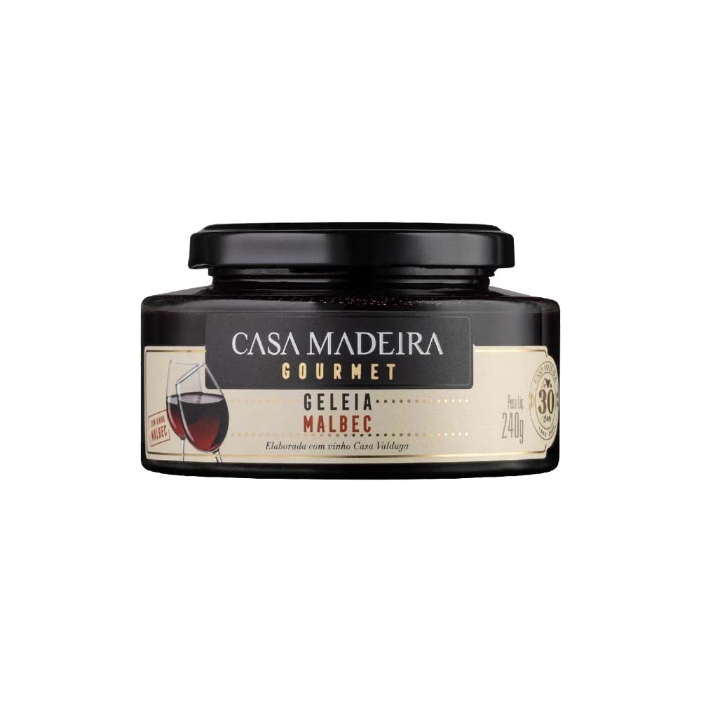 Geleia de Uva Malbec Casa Madeira Gourmet 240g