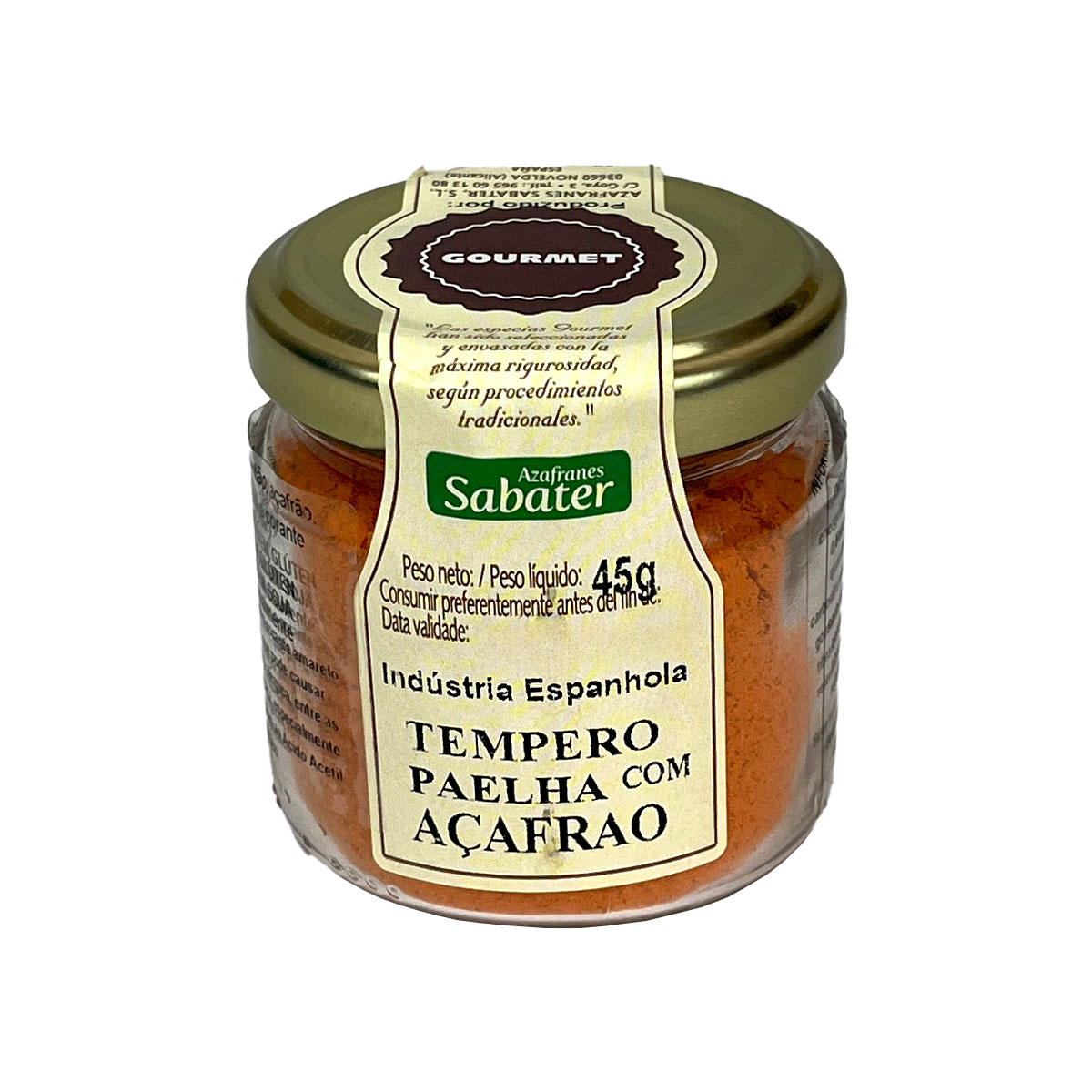 Tempero Pronto para Paella 45g Realça Sabores da Cozinha