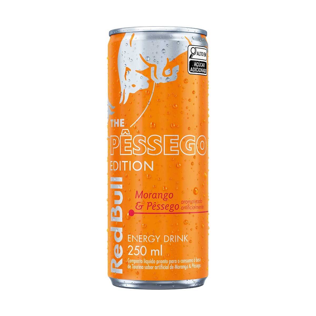 Energetico Red Bull Summer Morango e Pessego 250ml