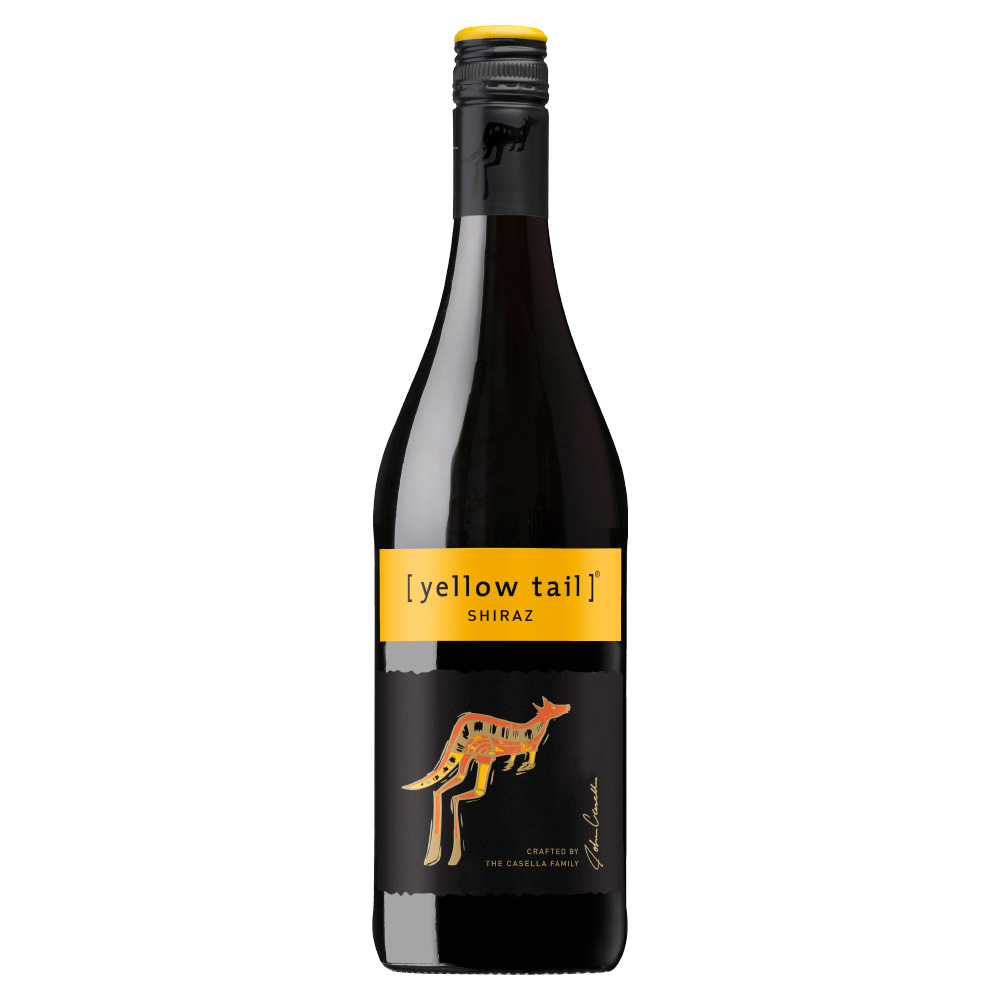 Vinho Yellow Tail Shiraz Australiano 750ml Caixa 12 Unidades