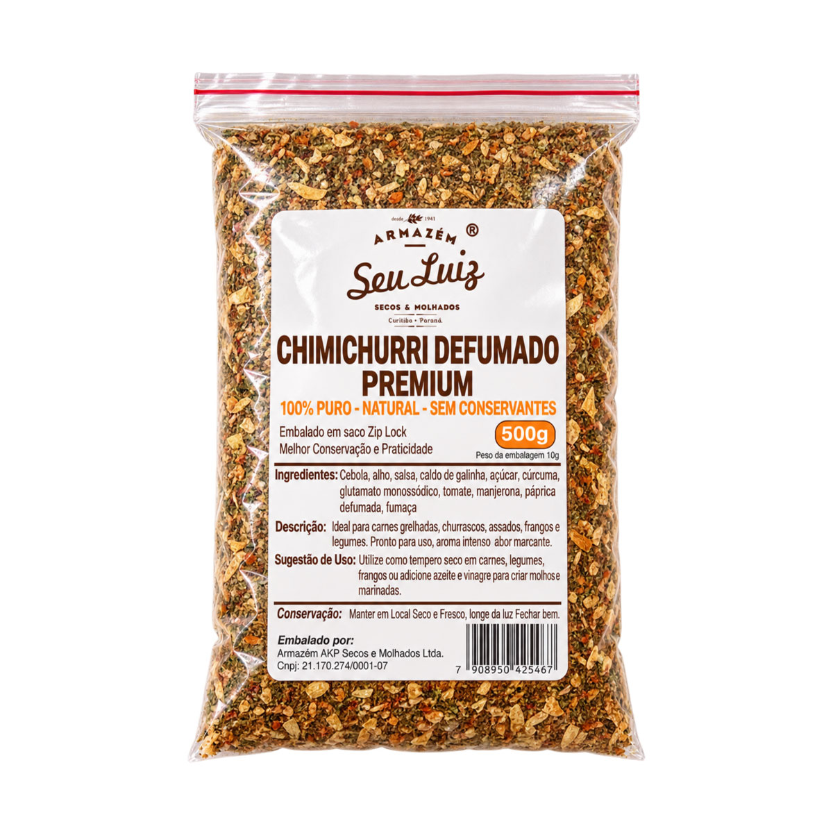 Chimichurri Defumado -  Armazém Seu Luiz 500g