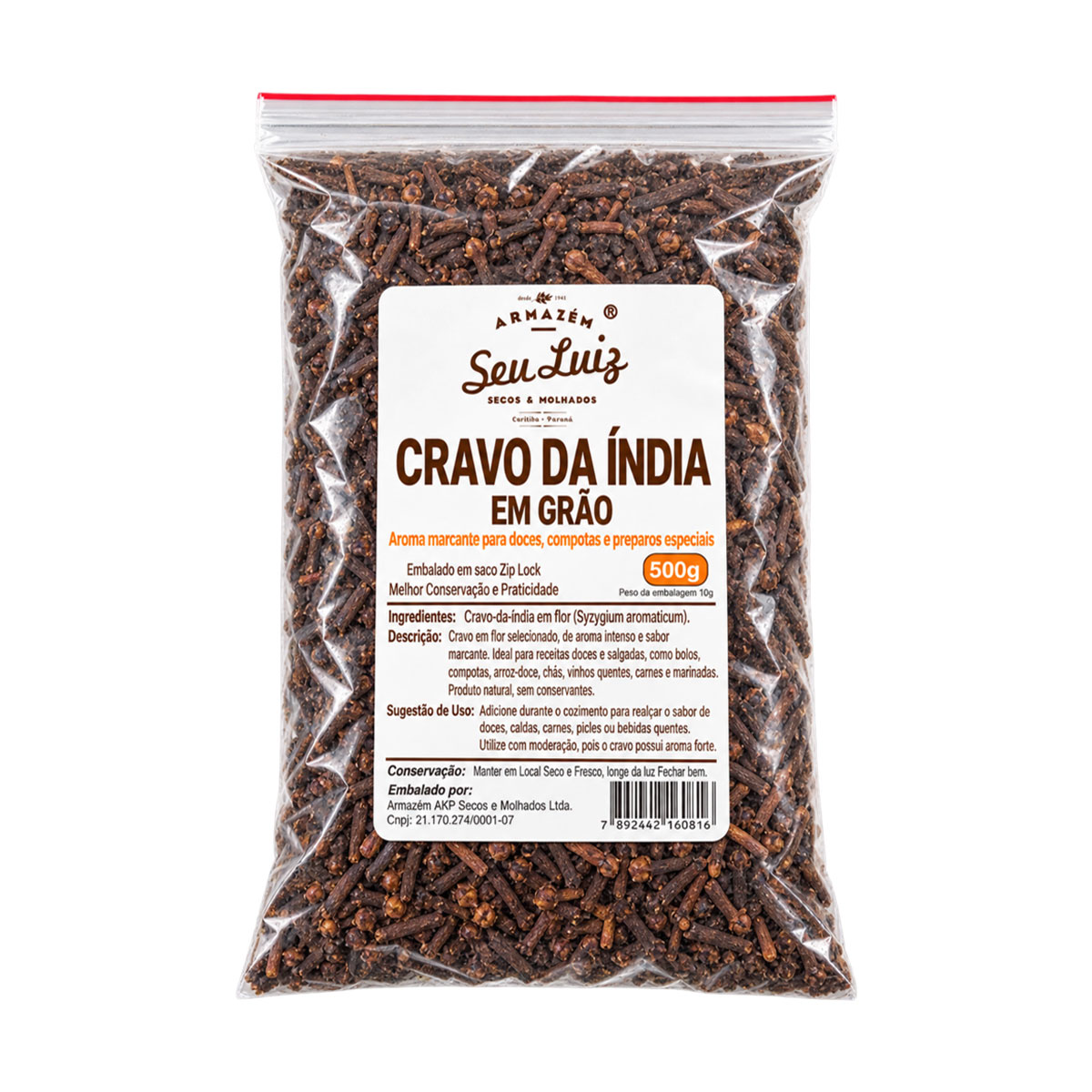 Cravo em Flor 500g Armazém Seu Luiz – Natural e Aromático
