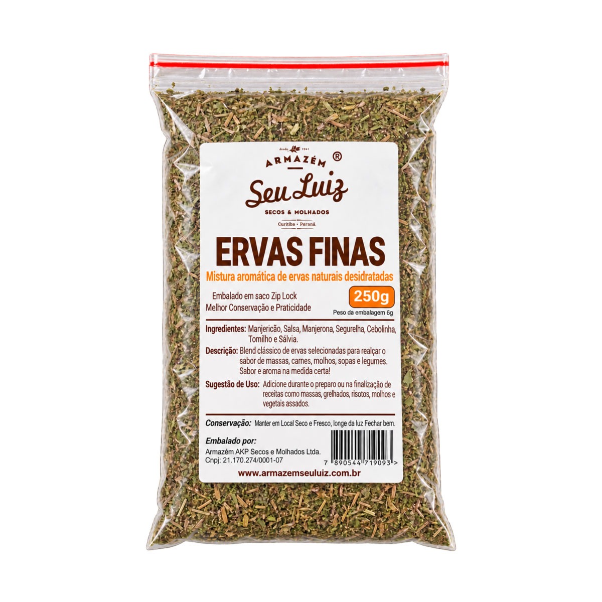 Ervas Finas 250g Armazém Seu Luiz | Mix de Temperos Secos