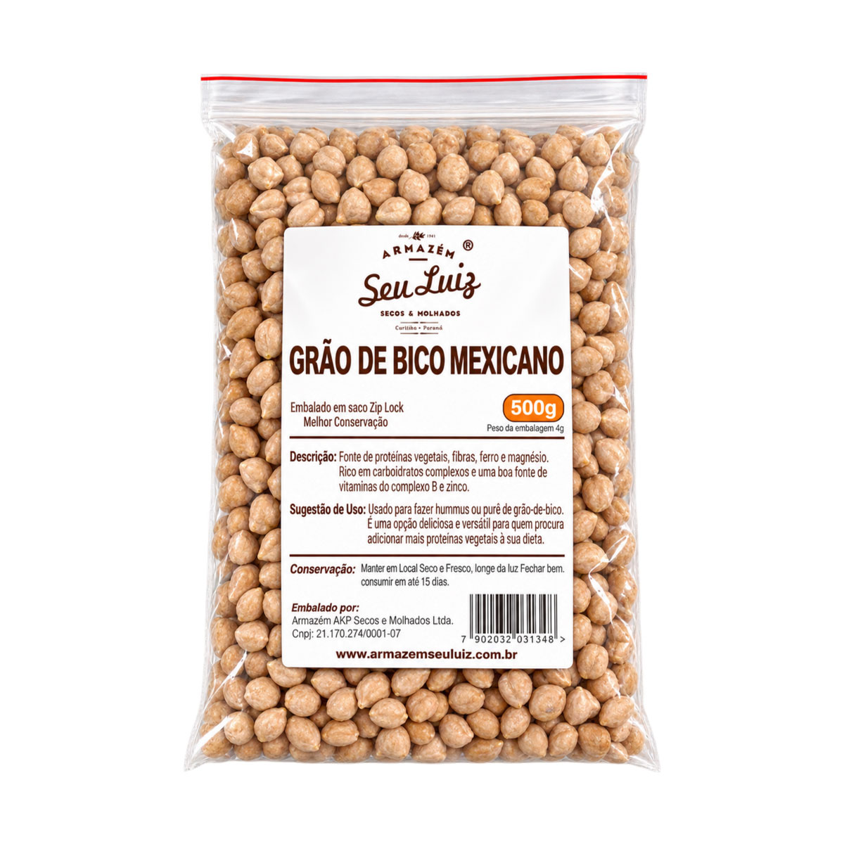 Grao de Bico Mexicano 12mm 500g