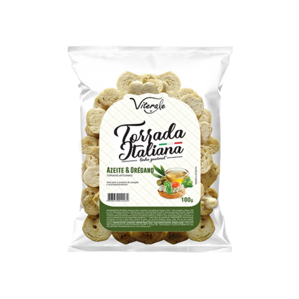 Torrada Italiana Azeite e Oregano 100g